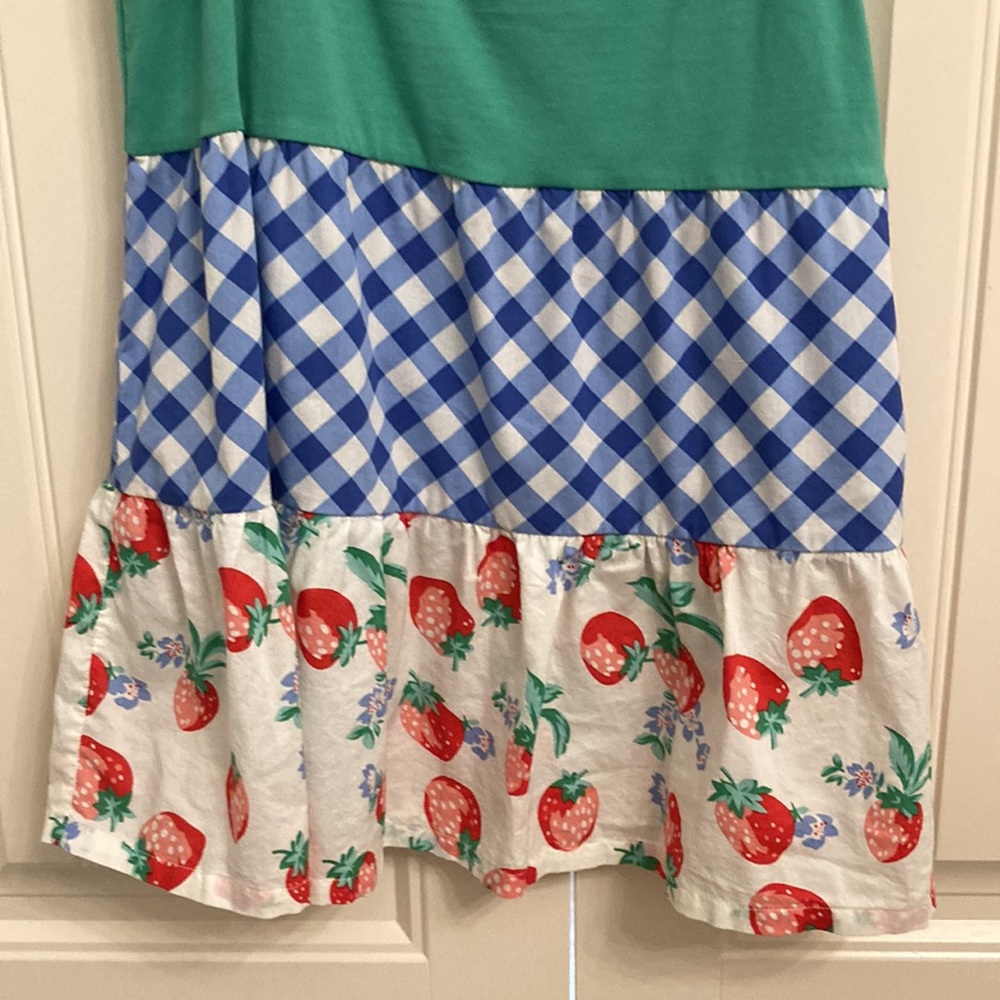 Matilda Jane strawberry gingham women’s tank - medium - Picture 2 of 4